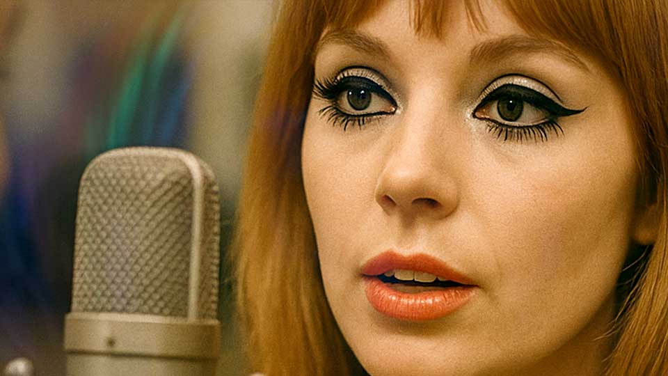 Annie West in the recording studio